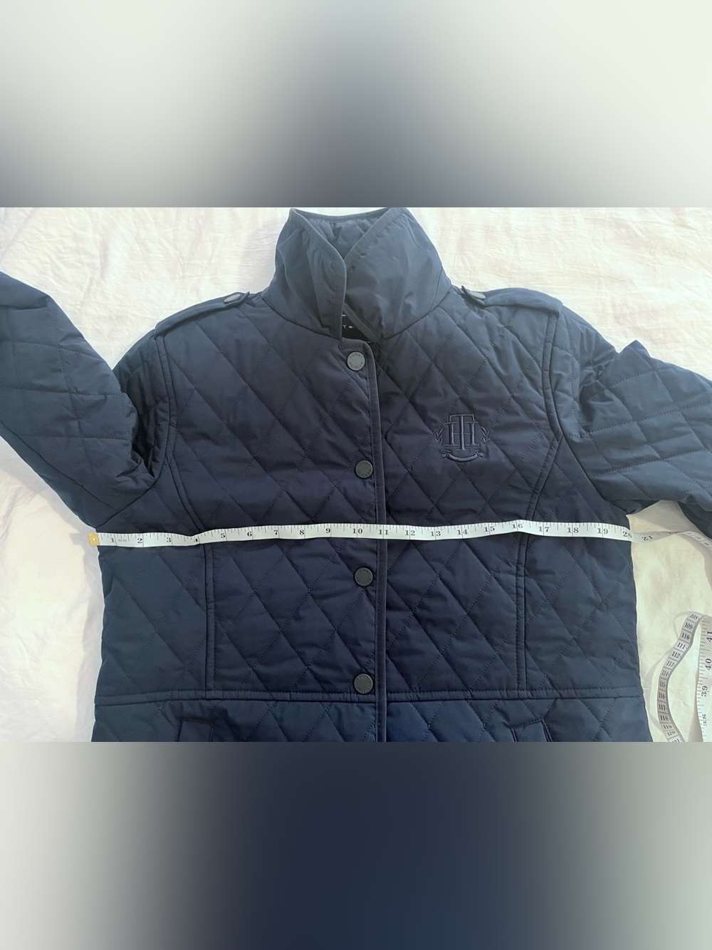Tommy Hilfiger Quilted Navy  Jacket - Picture 5 of 7